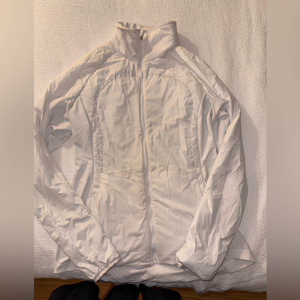 White Lululemon Puffy Jacket size 12